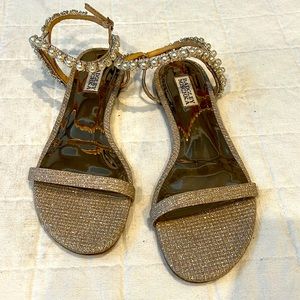 Badgley Mischka Pearl sandals